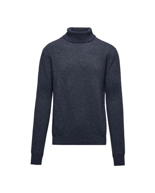 Bomboogie Blue Turtlenecks for men