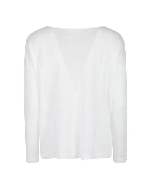 Round-Neck Knitwear P.A.R.O.S.H. de color White