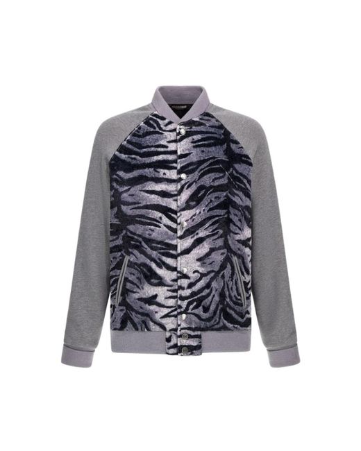 Bomber Jackets Roberto Cavalli de hombre de color Blue