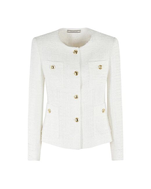 Jackets > tweed jackets Tagliatore en coloris White