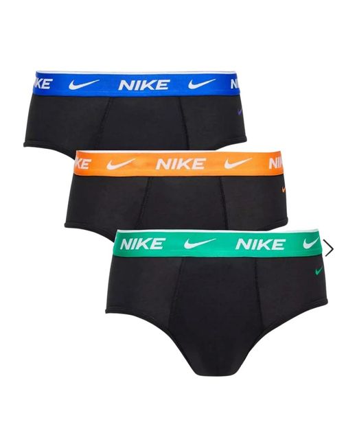 Nike Set mit drei farbenfrohen briefs für herbst winter in Blue für Herren