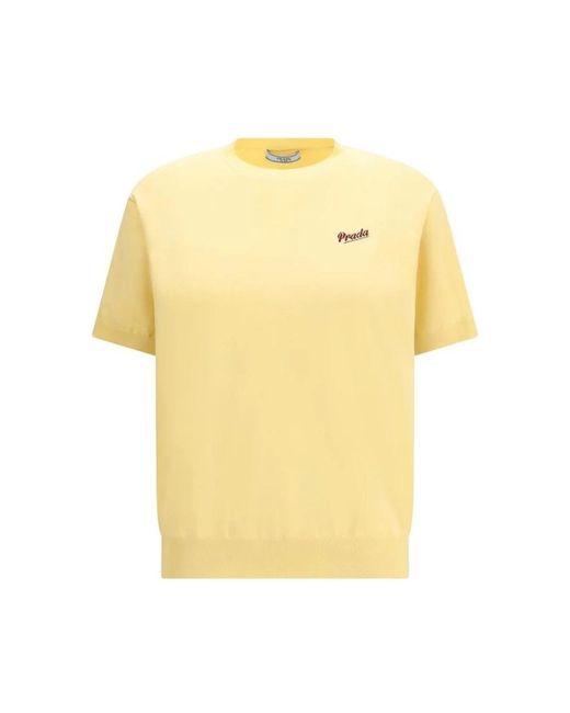 Prada Yellow T-Shirts