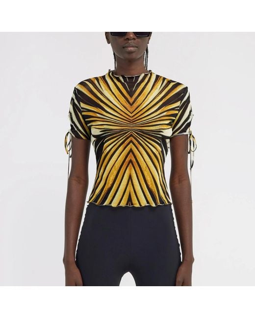 Roberto Cavalli Yellow Blouses