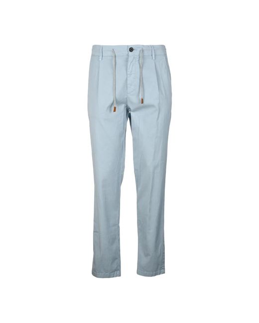 Straight Trousers di Eleventy in Blue da Uomo