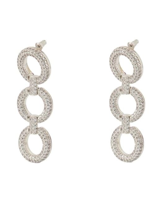 Earrings di Self-Portrait in Metallic