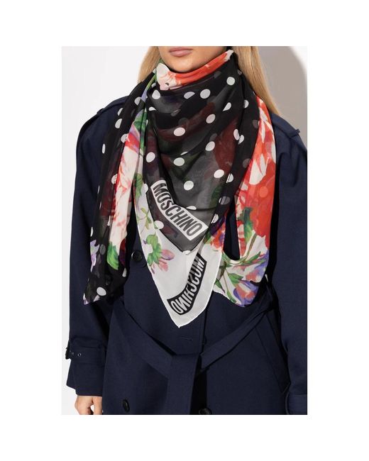 Moschino Multicolor Silky Scarves