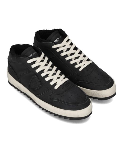Philippe Model Black Sneakers for men