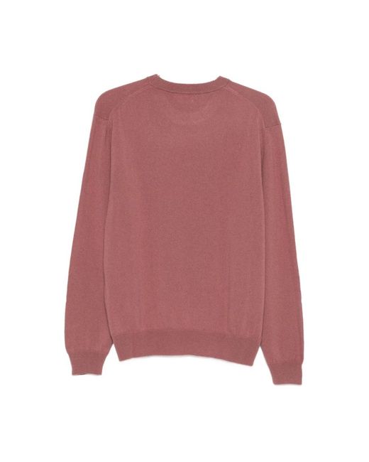 Daniele Fiesoli Pink Round-Neck Knitwear for men