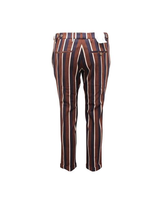 Michael Coal Multicolor Slim-Fit Trousers for men