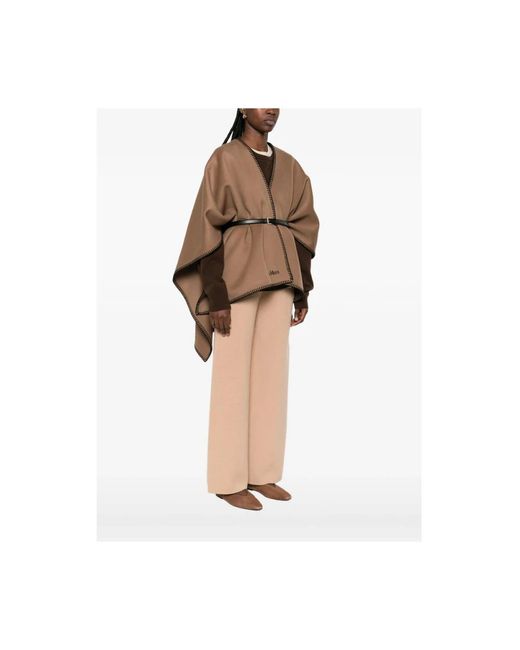 Max Mara Brown Ponchos