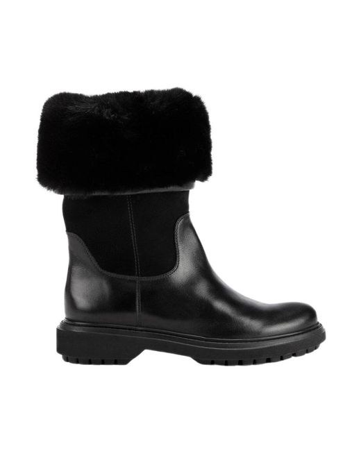 Geox Black Winter Boots