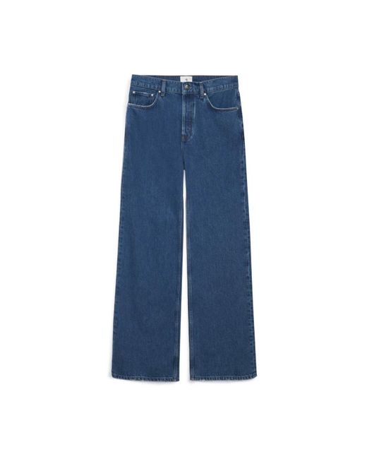 Anine Bing Wide Jeans in het Blue