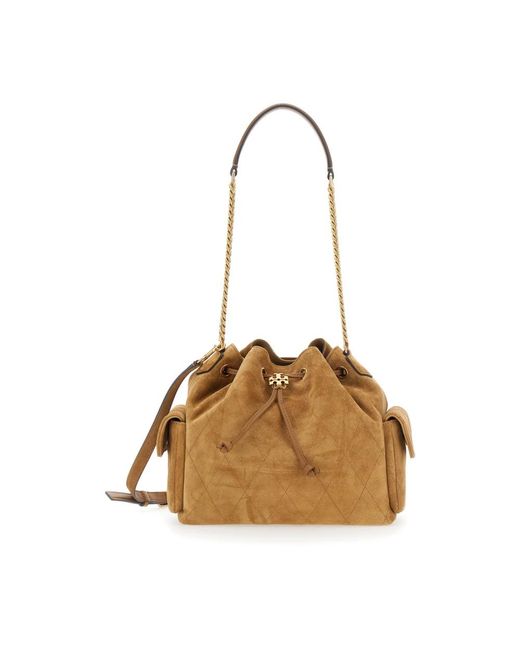 Tory Burch Brown Bucket Bags