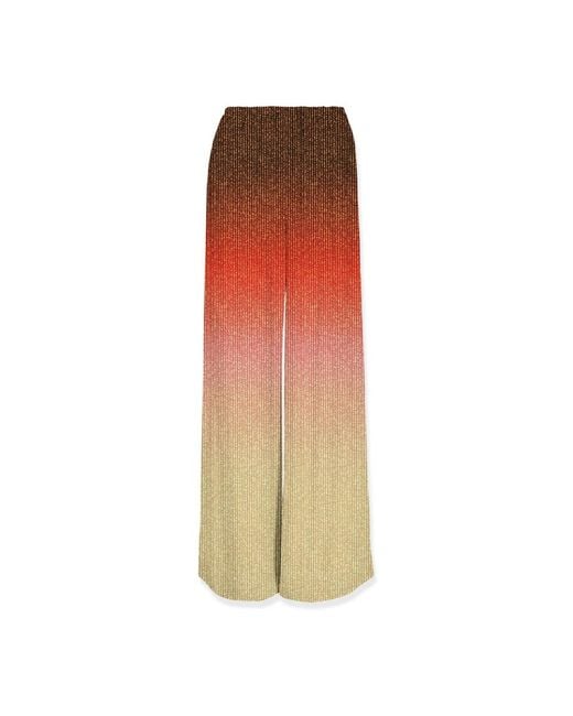Mc2 Saint Barth Brown Wide Trousers