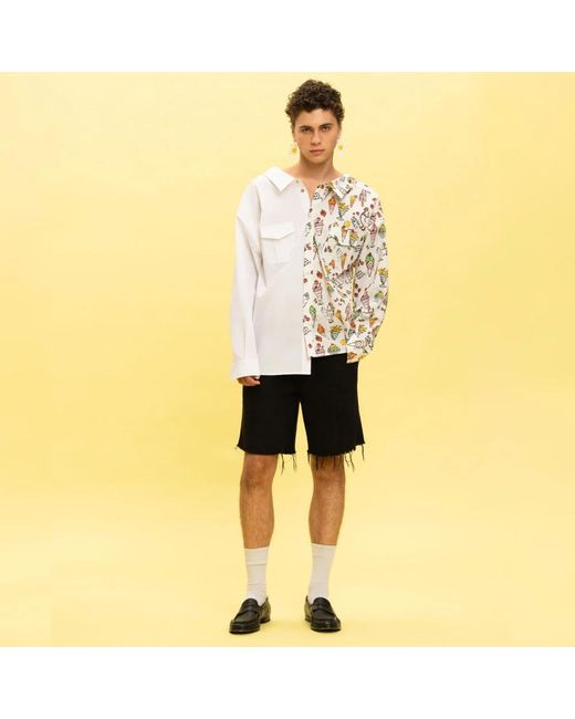 ALESSANDRO ENRIQUEZ White Casual Shirts for men