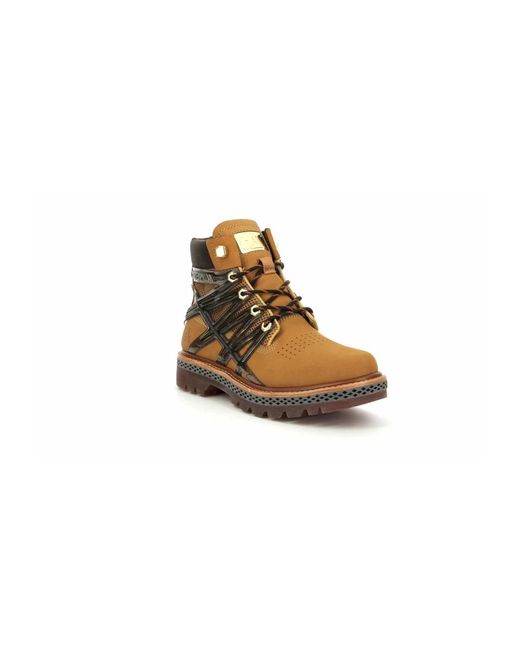 Lace-Up Boots di Caterpillar in Brown da Uomo