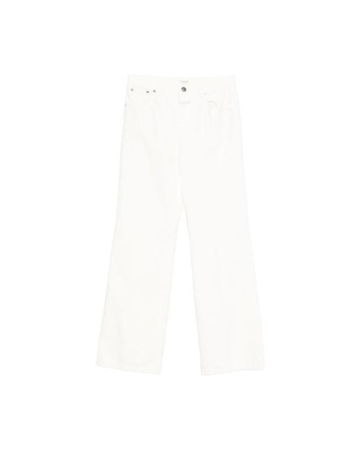 Straight Jeans Closed de color White