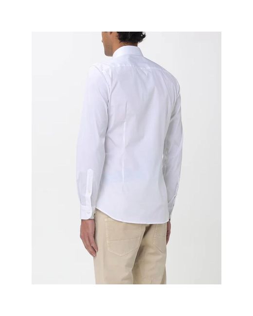 Fay White Casual Shirts for men