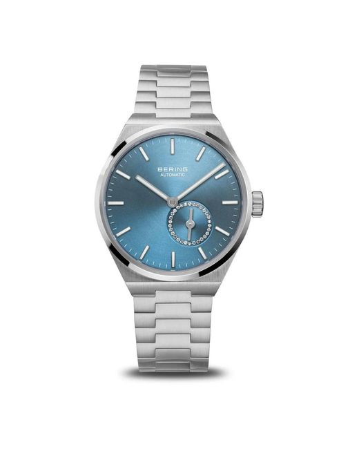 Bering Accessoires ,Grijs ,Automatic in het Blue voor heren