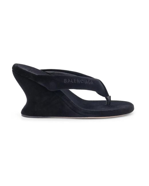 Balenciaga Blue Wedges