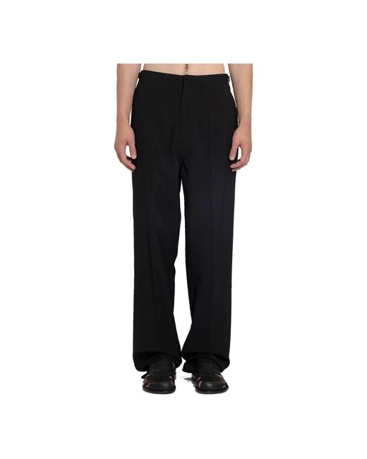 Loewe Wollhose mit gesticktem detail in Black für Herren