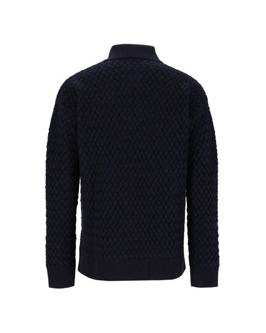 Bottega Veneta Blue Round-Neck Knitwear for men