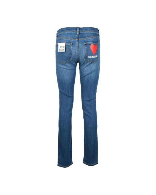 Jeans > skinny jeans Love Moschino en coloris Blue