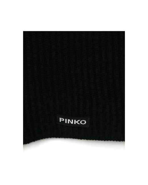 Pinko Black Winter Scarves
