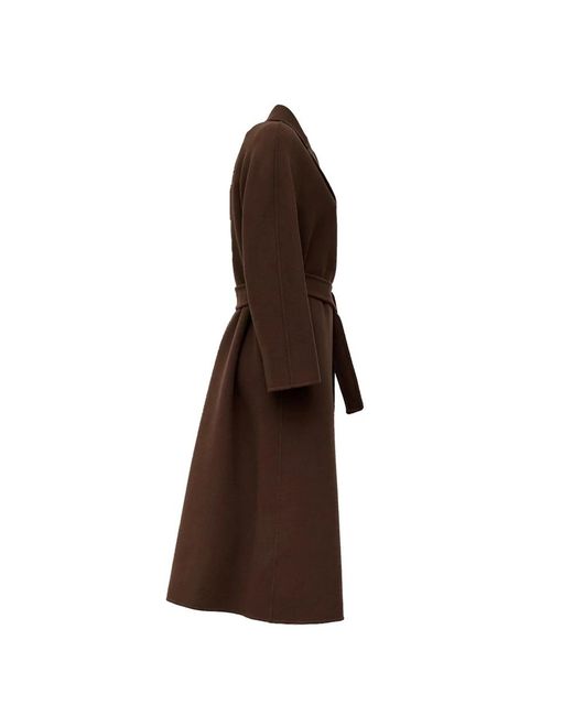 Max Mara Midi Omslagjas in het Brown