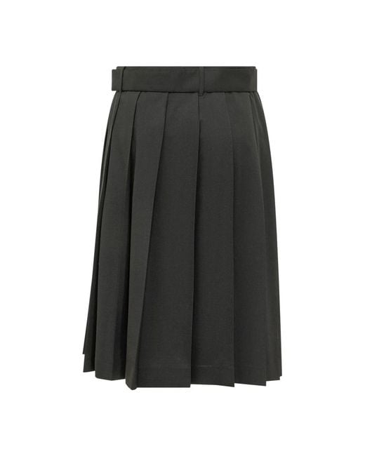Midi Skirts MSGM de color Black