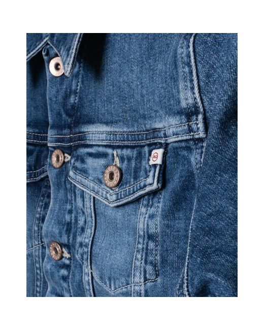 AG Jeans Blue Denim Jackets