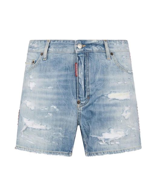 Denim Shorts DSquared² de hombre de color Blue