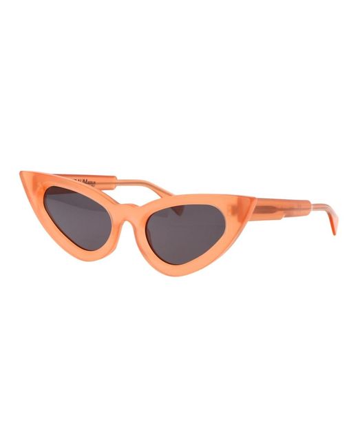 Kuboraum Pink Stylische sonnenbrille mit maske y3 design