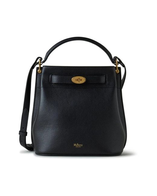 Mulberry Black Bucket Bags
