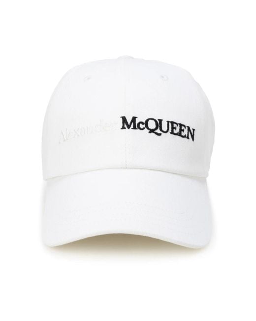 Alexander McQueen White Caps for men