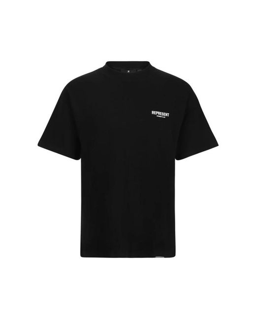 Represent Black T-Shirts for men