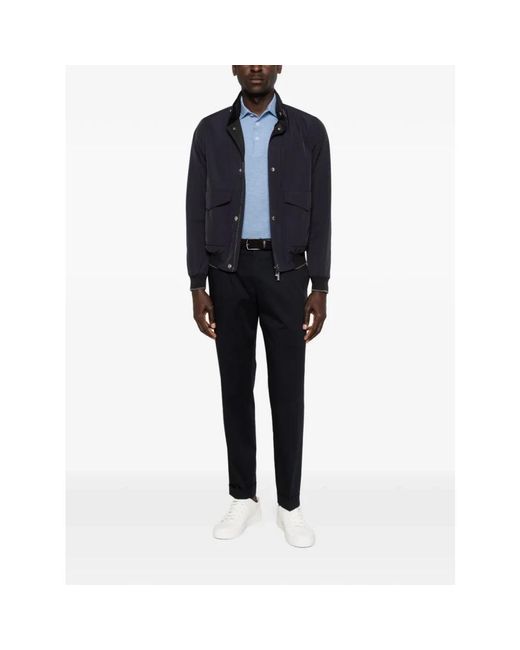 Moorer Blue Bomber Jackets for men