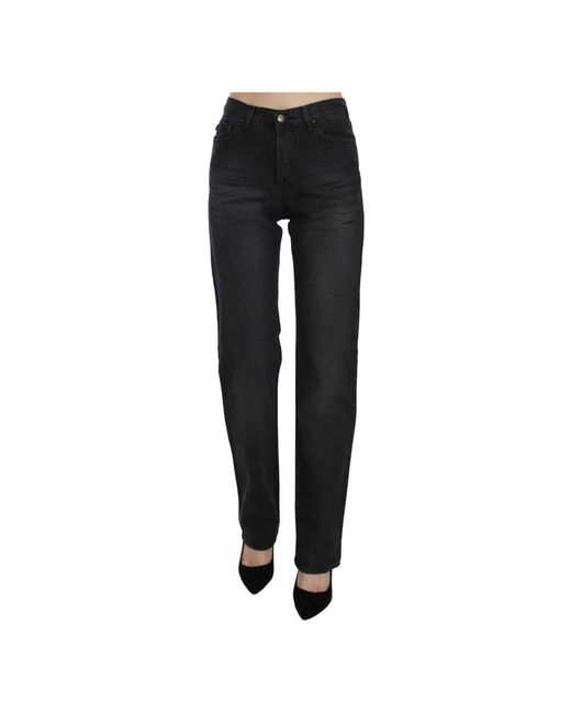 Just Cavalli Black Straight Fit Jeans