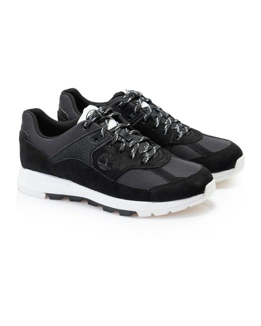 Timberland Schoenen ,Zwart ,Leer Field Trekker Sneakers in het Black