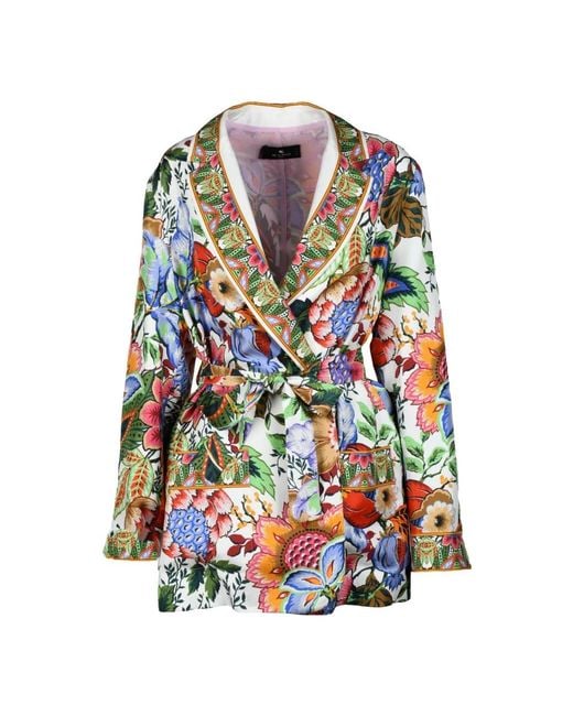 Etro Green Blazers