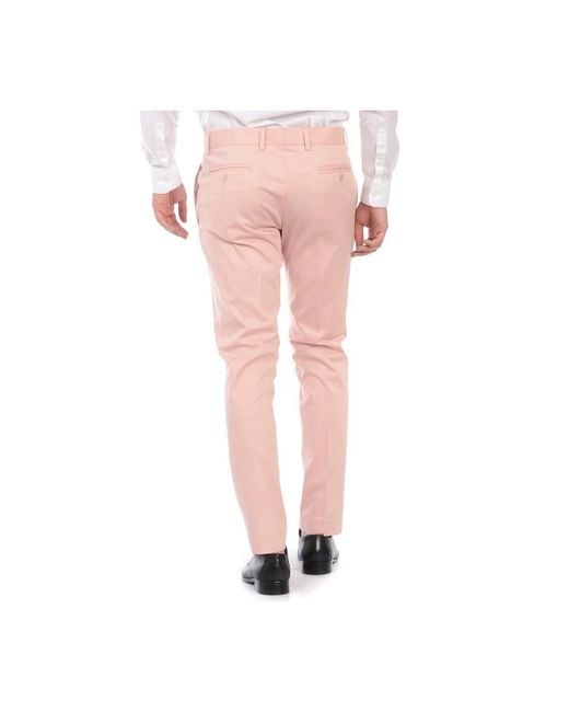 Daniele Alessandrini Pink Suit Trousers for men