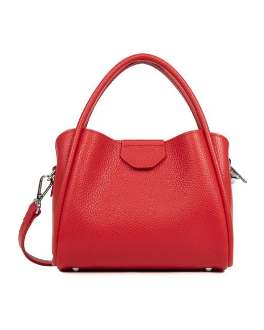 Handbags Lancaster de color Red