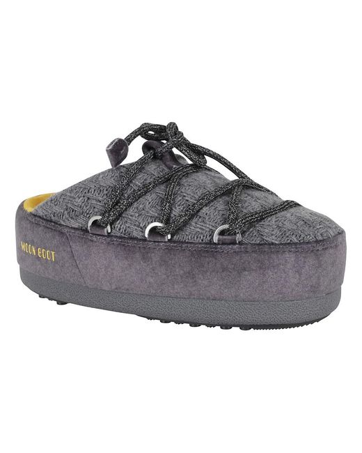 Mules Moon Boot en coloris Gray