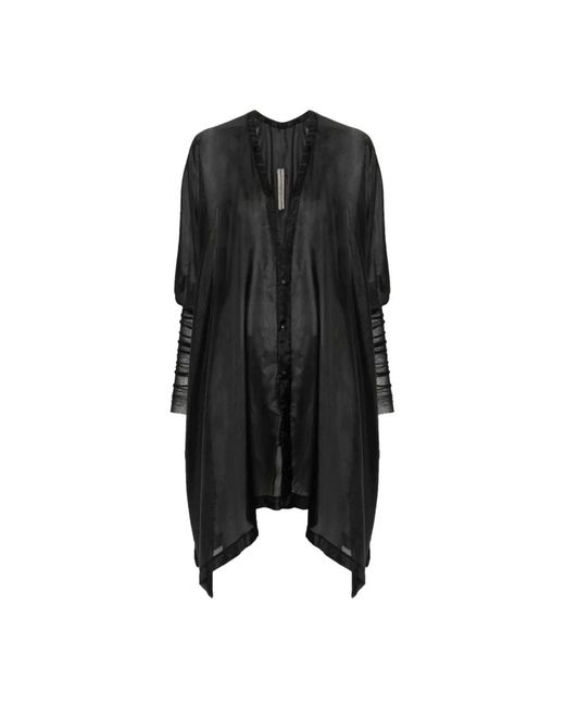 Rick Owens Black Ponchos