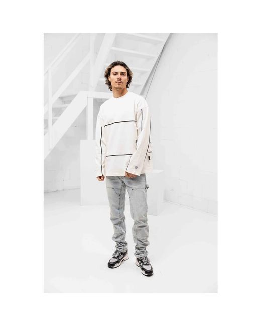 Long Sleeve Tops Equalite de hombre de color Gray