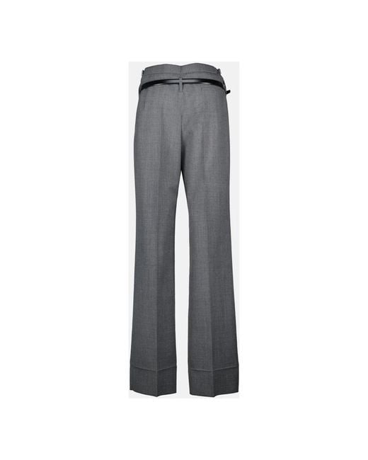 Prada Wide Trousers in het Gray