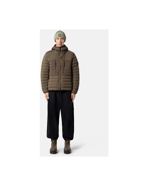 Stone Island Seamless Tunnel Nylon Down-Tc Jacke in Green für Herren