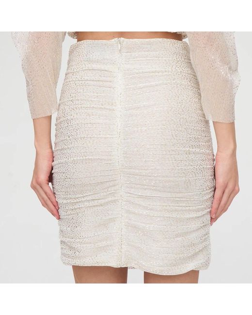 Sabina Musayev White Short Skirts