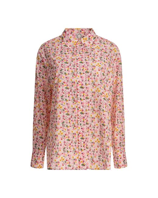 Ines De La Fressange Paris Pink Shirts