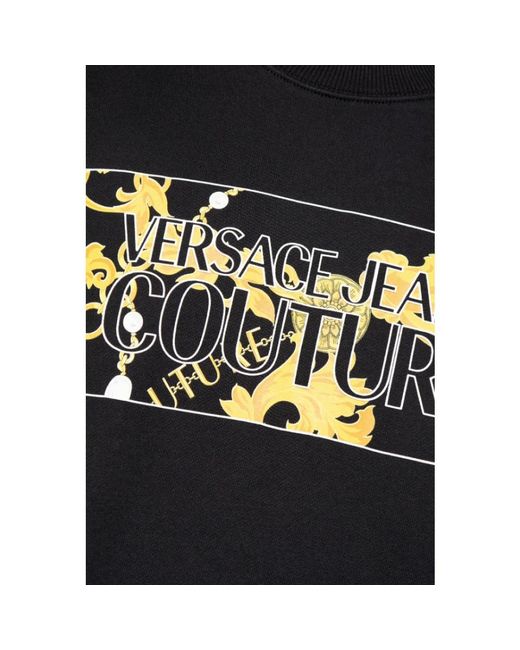 Versace Jeans Couture Black Sweatshirts for men